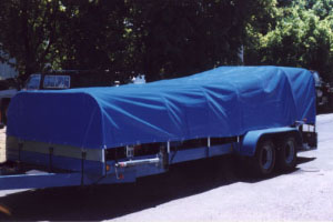 Custom Cover for Trailer Side View